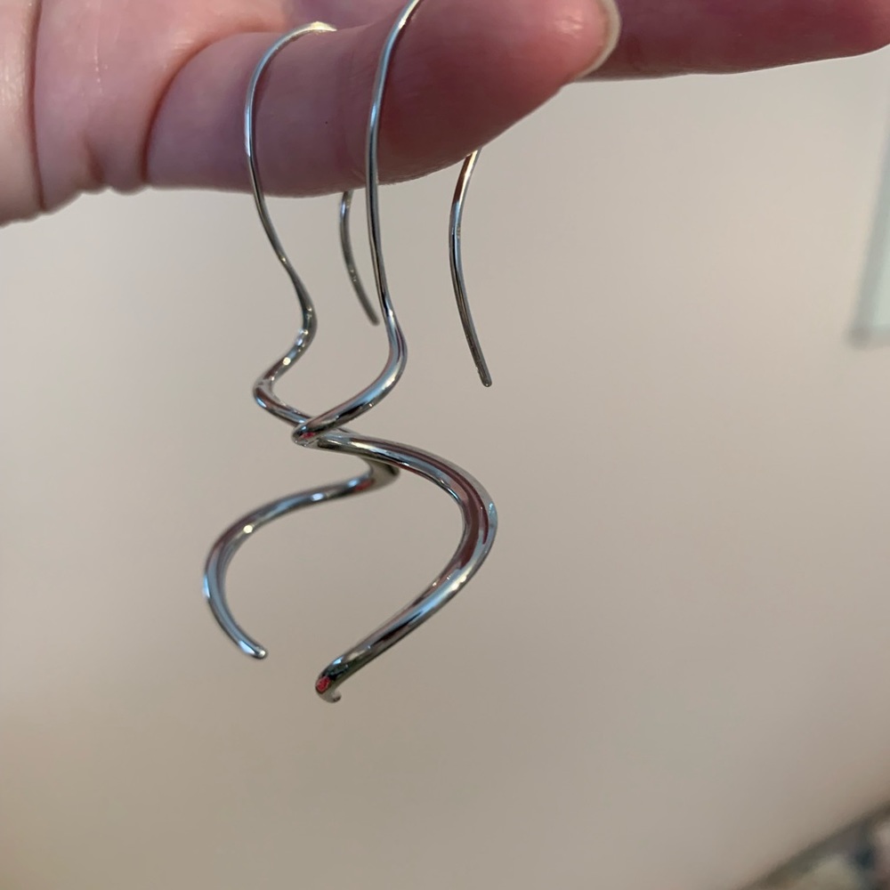 NWOT 14k White Gold Earrings